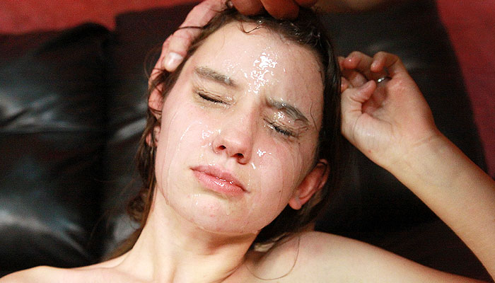 Paisley gets a rough throat fucking on FaceFucking.com